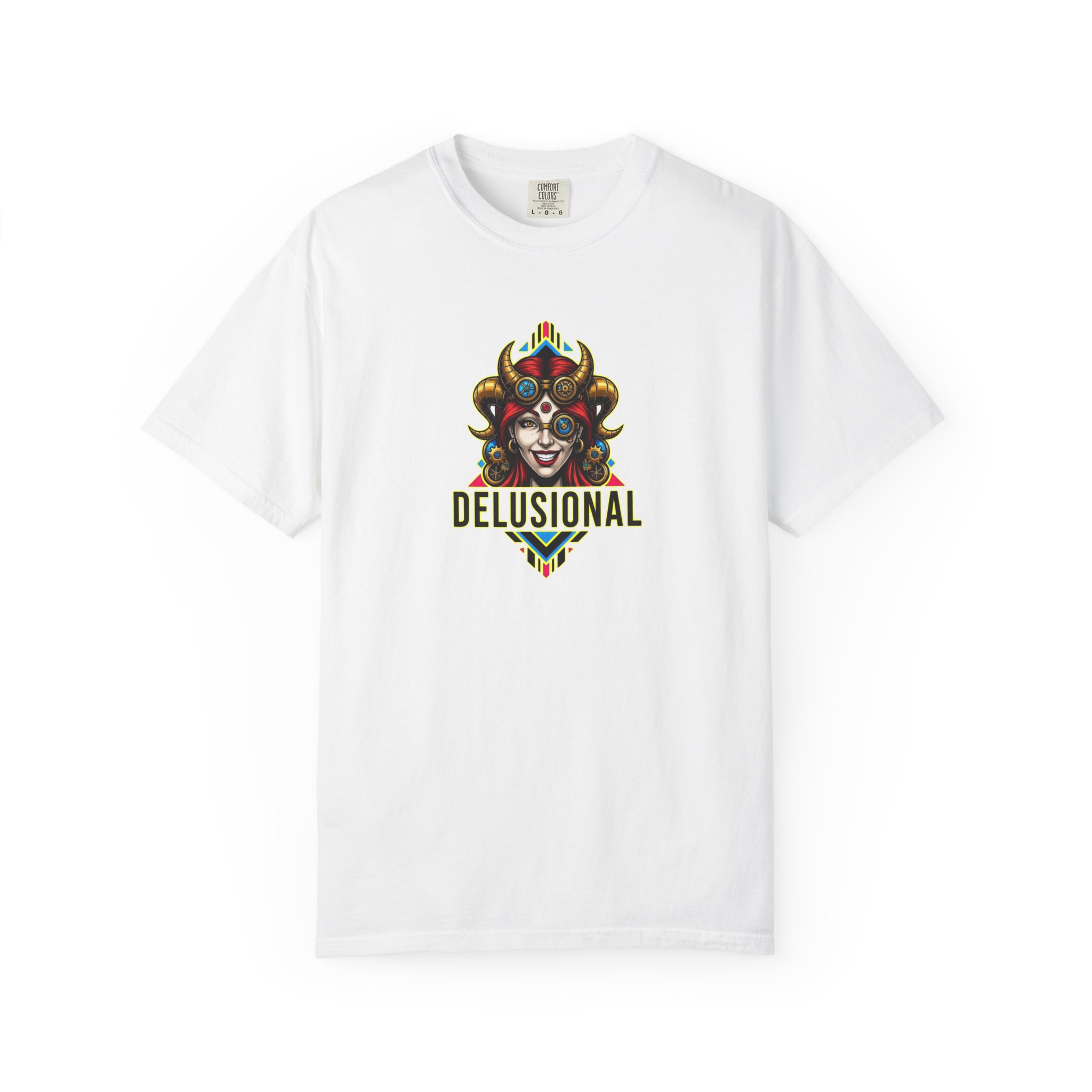 DELUSIONAL - LADY DEVIL - Unisex Garment-Dyed T-shirt